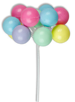 Medium Pastel Balloon Clusters 7" Long *Available in 4, 12 and 36 counts*