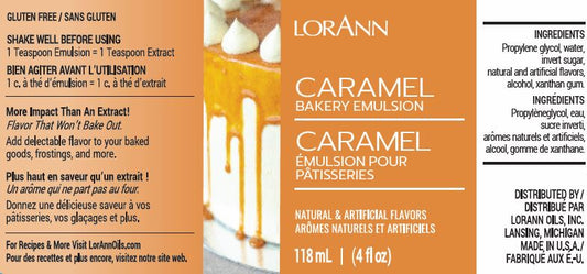 LorAnn Oils Caramel Bakery Emulsion, 4 fl. oz