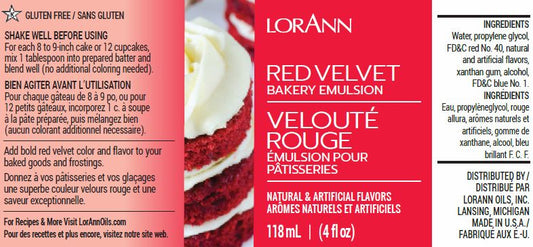 LorAnn Oils Red Velvet Bakery Emulsion, 4 fl. oz