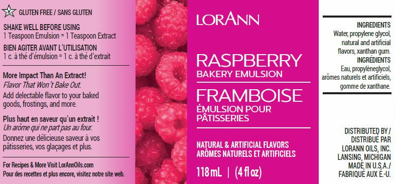 LorAnn Oils Raspberry Bakery Emulsion, 4 fl. oz