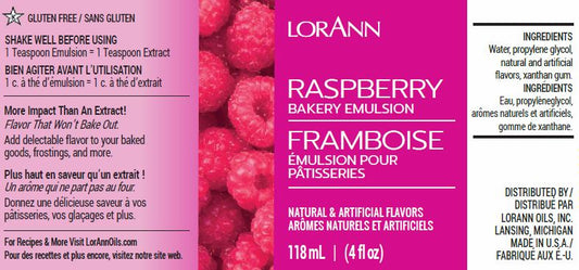 LorAnn Oils Raspberry Bakery Emulsion, 4 fl. oz
