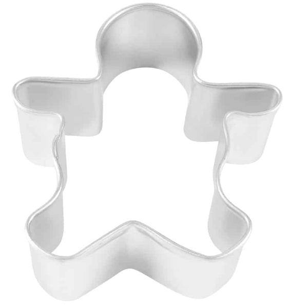 Cookie Cutter Gingerbread Boy 2.25" Tin