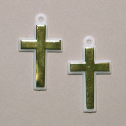 Gold Cross - 1"