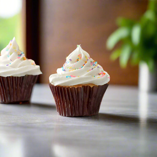 Mini Glassine Baking / Candy Cups,  Brown Candy Cups