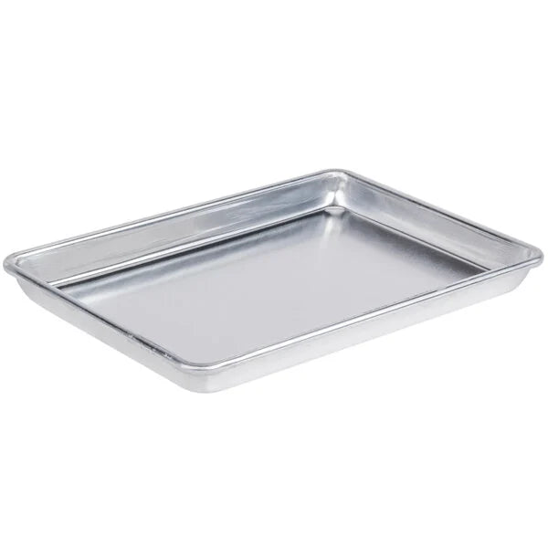 Sheet Pans, 19 Gauge Wire in Rim Aluminum Bun Pan / Sheet Cake Pans, All Sizes