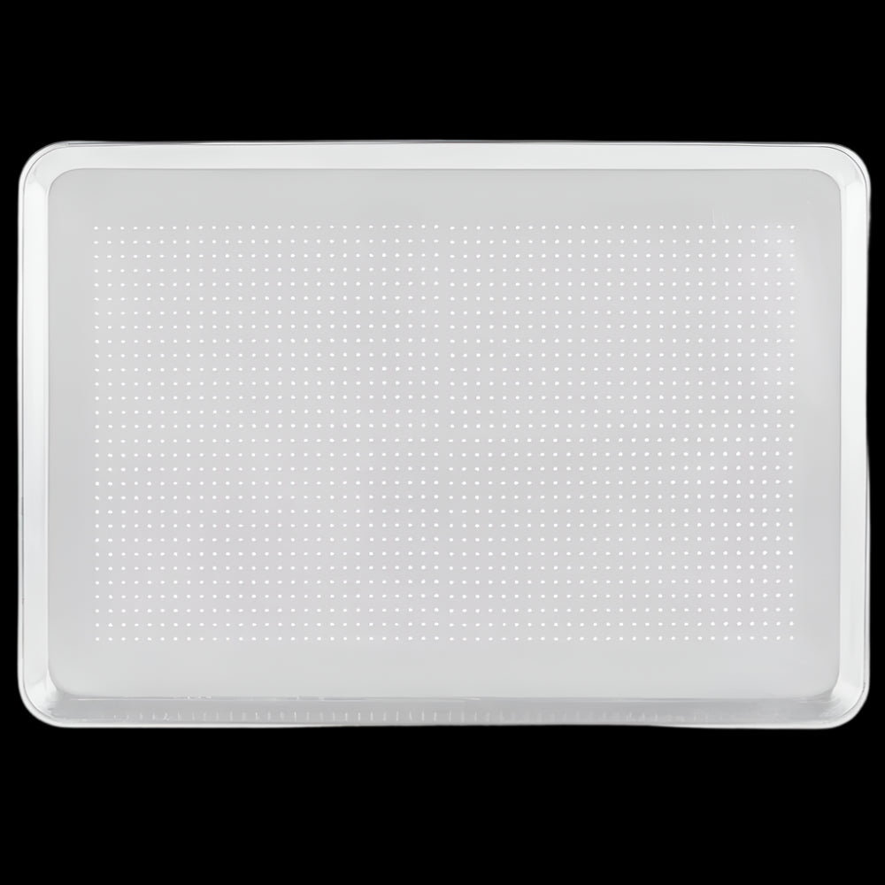 Perforated Sheet Pans, 19 Gauge Wire in Rim Aluminum Bun Pan / Sheet Cake Pans, Full and Half Sizes