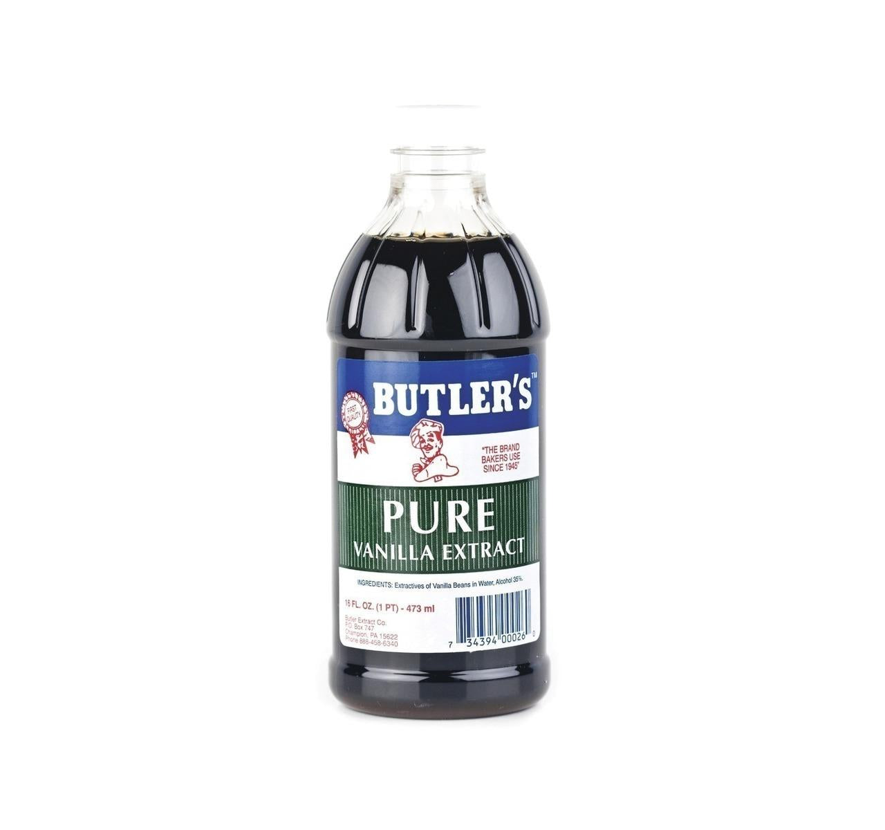 Butler's Best, Pure Vanilla Extract 8oz
