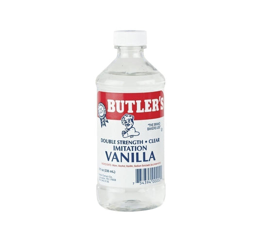 Butler's Best, Clear Double Strength Imitation Vanilla 8oz