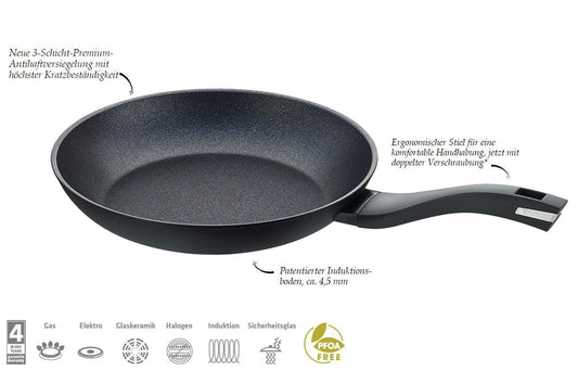Berndes Balance Enduro Double Handle Frying Pan 20 cm, Forged Aluminium