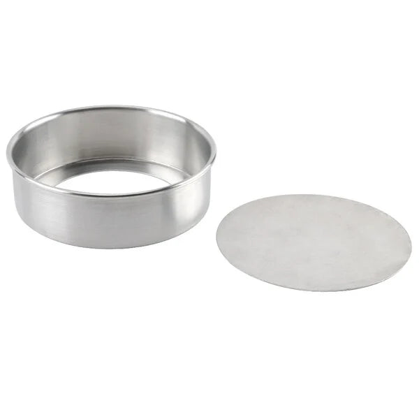 Aluminum Removable Bottom Pans for Cakes & Cheesecakes, Choose from 3" to 10"
