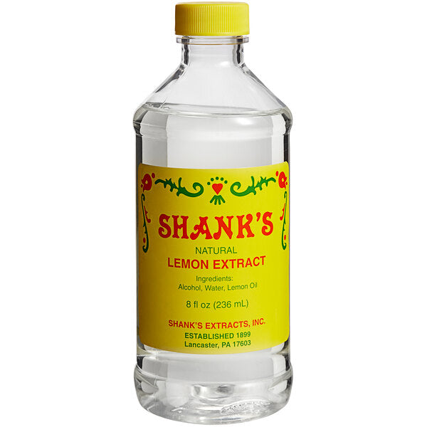Shank's Pure Lemon Extract, 8 oz.