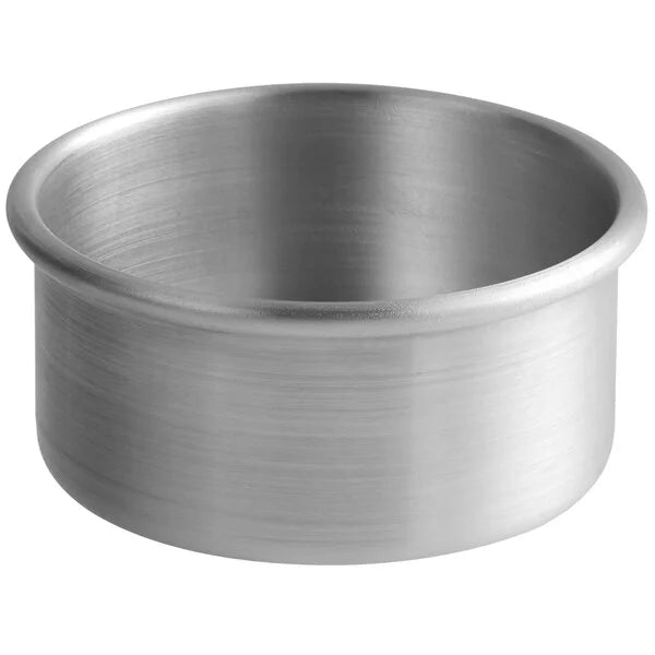 Round Straight-Sided Aluminum Cake Pans - 2" high - Choose Diameter from 3" to 16"