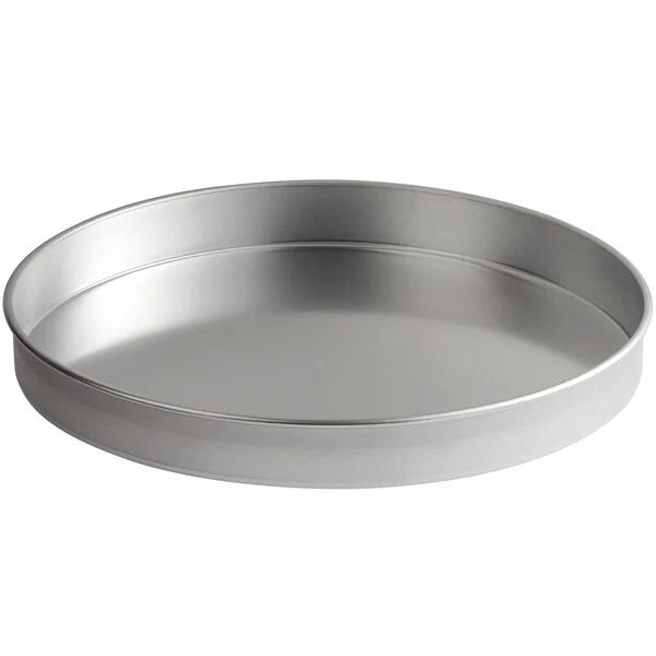 Round Straight-Sided Aluminum Cake Pans - 2" high - Choose Diameter from 3" to 16"