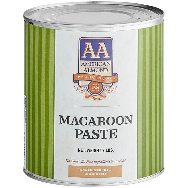 Macaroon Paste, by American Almond, 7 lb. can