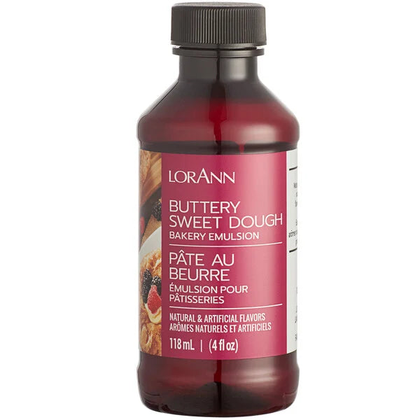 LorAnn Oils Buttery Sweet Dough Bakery Emulsion, 4 fl. oz