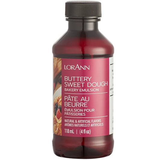 LorAnn Oils Buttery Sweet Dough Bakery Emulsion, 4 fl. oz