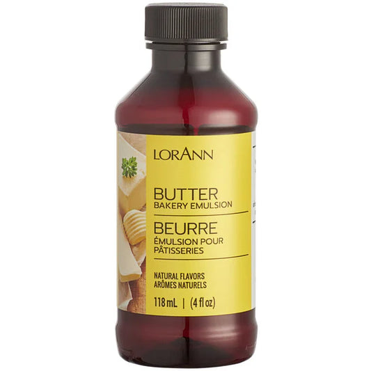 LorAnn Oils Natural Butter Bakery Emulsion, 4 fl. oz