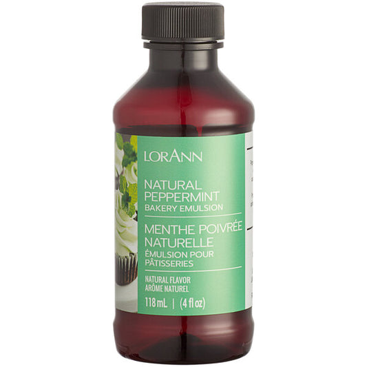 LorAnn Oils Natural Peppermint Bakery Emulsion, 4 fl. oz
