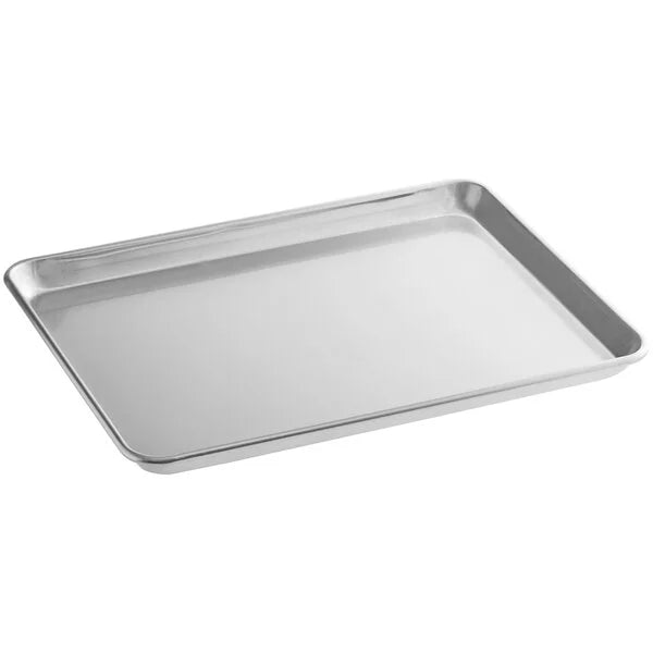 Sheet Pans, 19 Gauge Wire in Rim Aluminum Bun Pan / Sheet Cake Pans, All Sizes