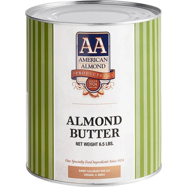 Naturally Roasted Almond Butter, by American Almond, 6.5 lb. can