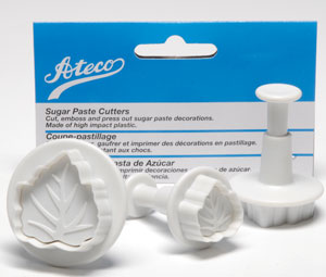 Ateco Leaf Cutter Set - 3 Pcs