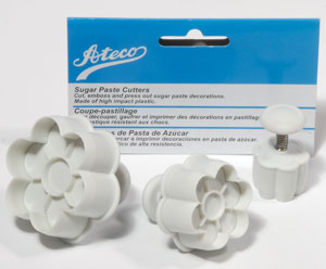 Ateco Petal Flower Cutter Set - 3 Pcs
