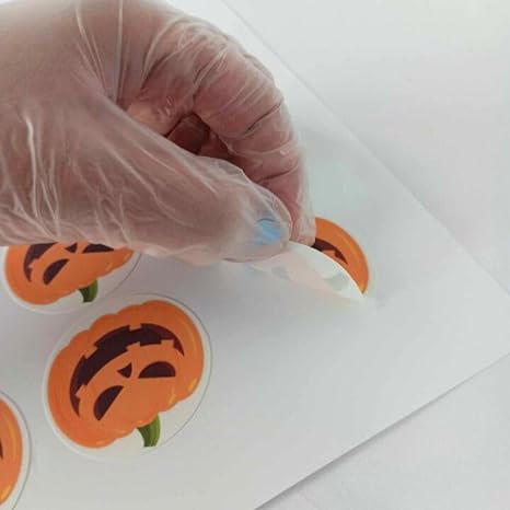 Edible Halloween Cupcake Toppers (12 Count) – Icing Circles Edible Cake Decorations for Baked Goods