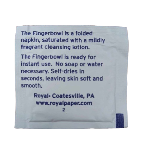 Royal Paper Lemon Scented Wet Towelettes