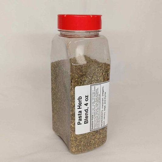 Gluten Free Pasta Herb Blend (4 oz) – Dried Leaves Jar w/ Shaker Lid – Italian Seasoning Spice for Pasta or Pizza