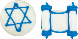Dreidel & Menorah Icing Assortment 150ct