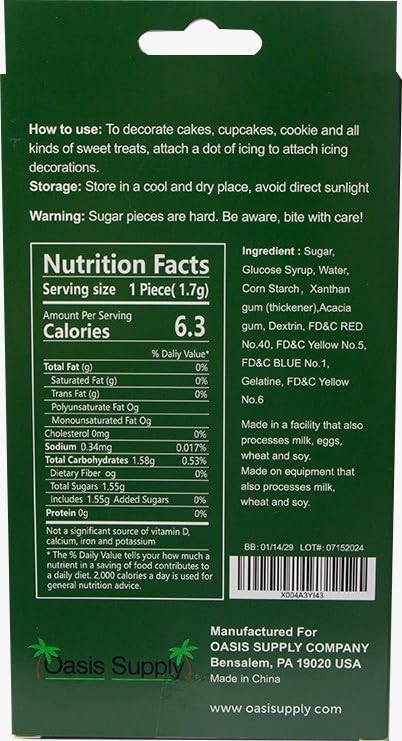 Christmas Holidays Edible Cake Decorations - Candy or Cupcake Topper - 15 Count Gingerbread Man Assortment