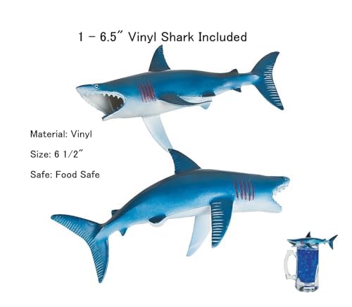 41 Piece Shark Party Kit (ideal for medium size cake & added cupcakes with favors)