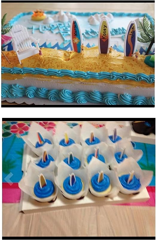 Surfer On Surfboard - 12 Count