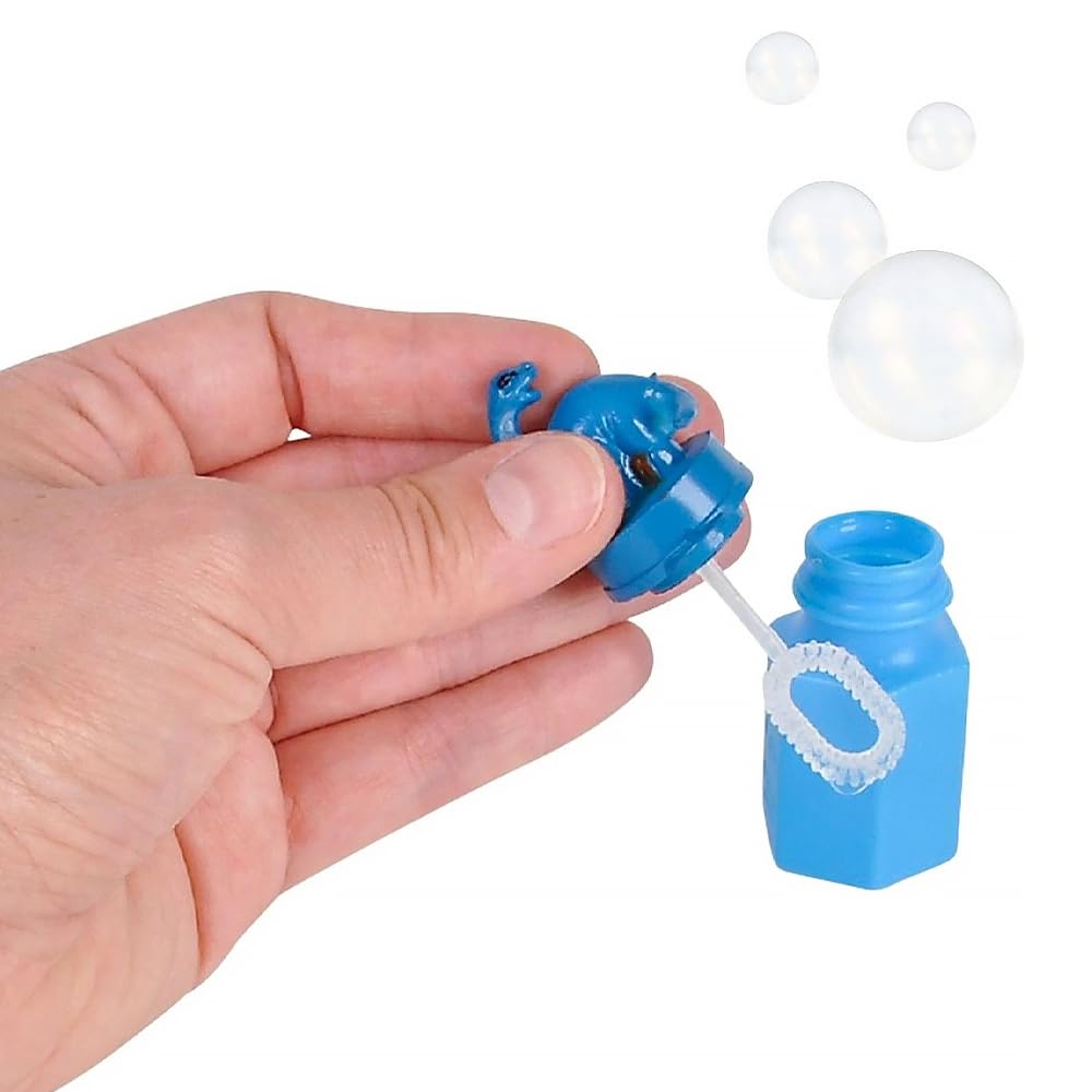 Dinosaur Bubble Bottles, 24 Count