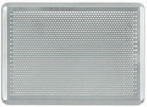 Perforated Sheet Pans, 19 Gauge Wire in Rim Aluminum Bun Pan / Sheet Cake Pans, Full and Half Sizes