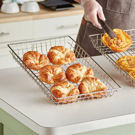Wire Donut, Dessert, Danish, Croissant Baskets - 2 Sizes