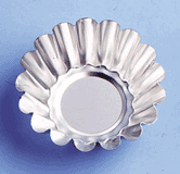 Brioche Mold, Tin, choose from 4 sizes, 12 pack