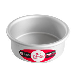 Fat Daddio's Round Aluminum Pans, 16-Gauge Hard Anodized Aluminum, Galvanized Steel 2" high and up to 18" Diameter