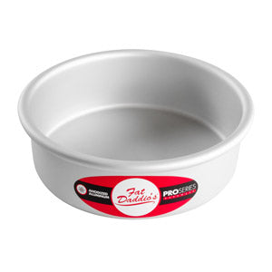 Fat Daddio's Round Aluminum Pans, 16-Gauge Hard Anodized Aluminum, Galvanized Steel 2" high and up to 18" Diameter