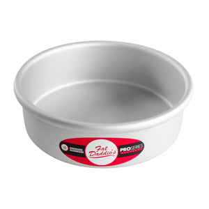 Fat Daddio's Round Aluminum Pans, 16-Gauge Hard Anodized Aluminum, Galvanized Steel 2" high and up to 18" Diameter