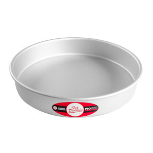 Fat Daddio's Round Aluminum Pans, 16-Gauge Hard Anodized Aluminum, Galvanized Steel 2" high and up to 18" Diameter