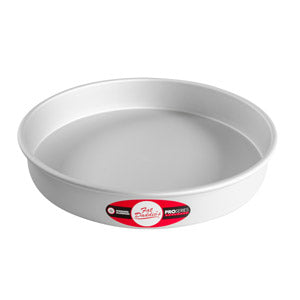 Fat Daddio's Round Aluminum Pans, 16-Gauge Hard Anodized Aluminum, Galvanized Steel 2" high and up to 18" Diameter