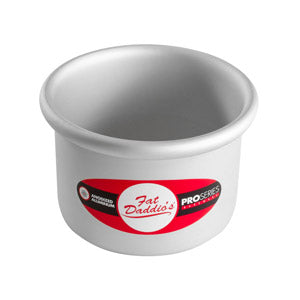 Fat Daddio's Round Aluminum Pans, 16-Gauge Hard Anodized Aluminum, Galvanized Steel 3" high and up to 18" Diameter