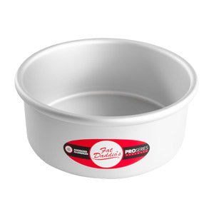 Fat Daddio's Round Aluminum Pans, 16-Gauge Hard Anodized Aluminum, Galvanized Steel 3" high and up to 18" Diameter