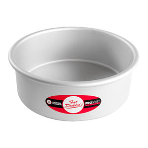 Fat Daddio's Round Aluminum Pans, 16-Gauge Hard Anodized Aluminum, Galvanized Steel 3" high and up to 18" Diameter