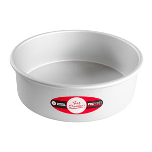 Fat Daddio's Round Aluminum Pans, 16-Gauge Hard Anodized Aluminum, Galvanized Steel 3" high and up to 18" Diameter
