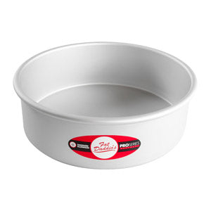 Fat Daddio's Round Aluminum Pans, 16-Gauge Hard Anodized Aluminum, Galvanized Steel 3" high and up to 18" Diameter