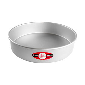 Fat Daddio's Round Aluminum Pans, 16-Gauge Hard Anodized Aluminum, Galvanized Steel 3" high and up to 18" Diameter