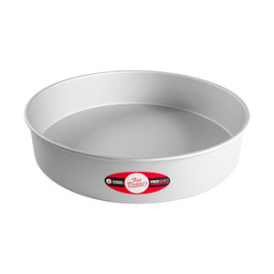 Fat Daddio's Round Aluminum Pans, 16-Gauge Hard Anodized Aluminum, Galvanized Steel 3" high and up to 18" Diameter