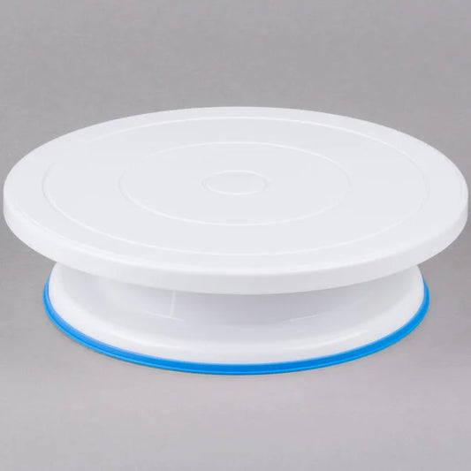 11" Revolving Plastic Cake Turntable / Stand with Non-Slip Base
